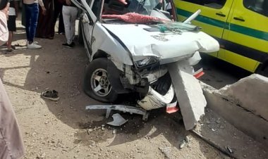 عاجل.. مصرع وإصابة «6» أشخاص في حادث تصادم بأسيوط (صور)