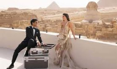 صور  حفل زفاف الهرم الأسطوري لـ الملياردير الهندي أنكور جين وزوجته عارضة الأزياء