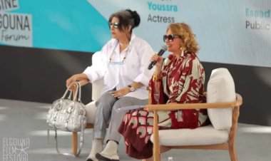 يسرا وإسعاد يونس توجهان رسالة إلى عادل إمام من مهرجان الجونة السينمائي