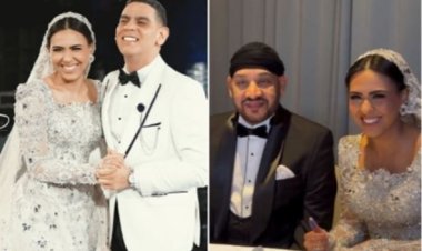 الصور الأولى من حفل زفاف ابنة عصام كاريكا