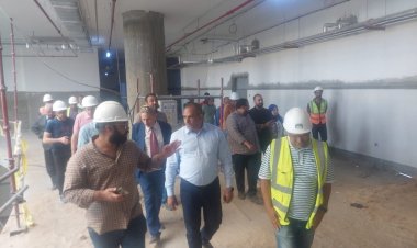 محافظ المنيا يتابع الأعمال الانشائية للمستشفى أبو قرقاص ضمن «حياة كريمة»