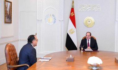 الرئيس السيسي يتابع مع رئيس مجلس الوزراء ملفات العمل الحكومية