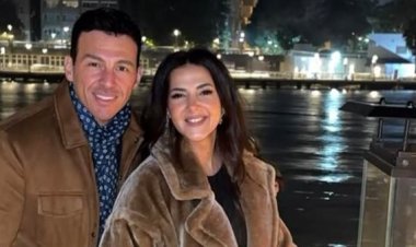 رامي رضوان يحتفل بعيد ميلاد زوجته دنيا سمير غانم ويوجه رسالة خاصة