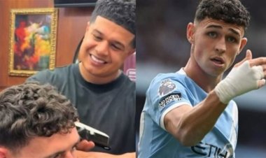 قصة غير متوقعة.. مصفف شعر مصري يحلق لفيل فودين قبل ديربي مانشستر