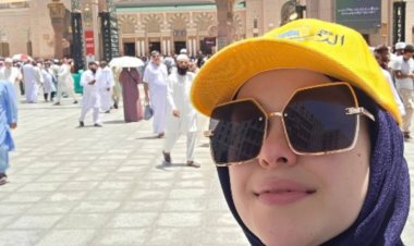 زوجة سامح حسين من الأراضي المقدسة: «بحب المدينة»
