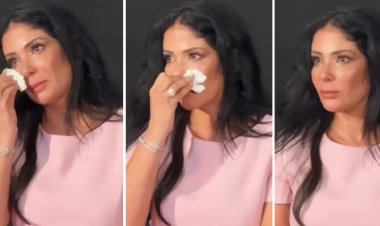 منى زكي تبكي بشكل هستيري بسبب هجوم الجمهور عليها