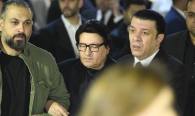 نجوم الفن يشاركون في عزاء هاني شاكر بمسجد أبو شقة بمدينة 6 أكتوبر