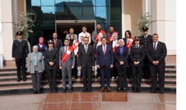 أمن القاهرة يستقبل زيارة لوفد من مديرية الشباب والرياضة وأعضاء برلمانات مراكز الشباب (صور)