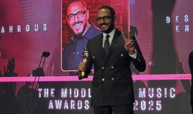 هاني محروس يفوز بجائزة أفضل مهندس صوت في الشرق الأوسط 2025 من جوائز الميما أوورد