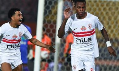 الزمالك يفوز على فاركو بهدف شيكو بانزا وينفرد بصدارة الدوري