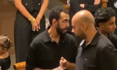 نجوم الفن يشاركون كريم سامي عزاء والدته.. أبرز الحضور حاتم صلاح وأشرف زكي