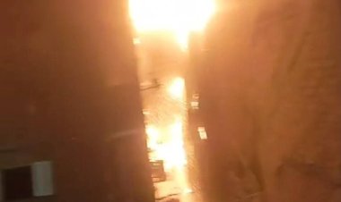 نشوب حريق هائل فى عدد من المنازل بمنطقة الزرايب بمنشأة ناصر