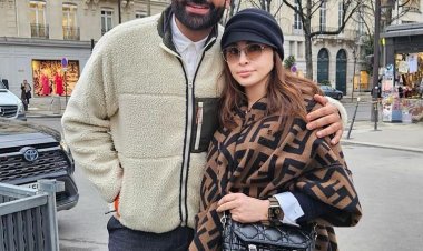 عمر السعيد برفقة إليسا وأحلام وغادة عبد الرازق في عرض أزياء زهير مراد بباريس