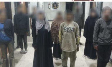 ضبط 10 متهمين يستغلون 10 أطفال في أعمال التسول
