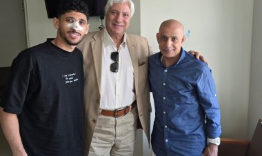 بعد إصابته أمام الزمالك.. عبدالناصر محمد يزور "قطة" في المستشفى