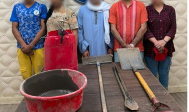 ضبط 5 أشخاص أثناء التنقيب غير المشروع عن الآثار داخل عقار بالسيدة زينب