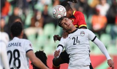 تعادل سلبي بين مصر وأنجولا في ختام دور المجموعات بأمم إفريقيا