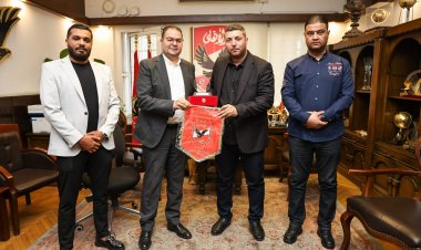 تعرف على تفاصيل زيارة وفد الأهلي الليبي للقلعة الحمراء