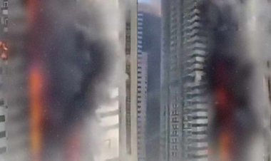 اندلاع حريق في برج مكون من 67 طابق في دبي