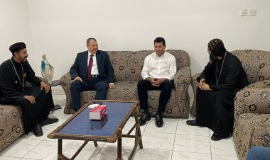 وزير الشباب يلتقي النائب البابوي لدول غرب أفريقيا على هامش تواجده بغانا