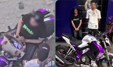 " بنفس الهدوم"...ضبط شخص وفتاة بالإسكندرية ظهروا بمقطع فيديو يتعاطون المخدرات على دراجة نارية