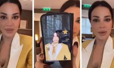 «أنا أسعد مخلوقة على الأرض».. نادين نسيب نجيم تحصل على «جاكيت» مايكل جاكسون