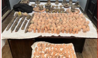 ضبط تشكيل عصابي للنصب بحوزتهم 388 قطعة آثرية مقلدة في أسيوط