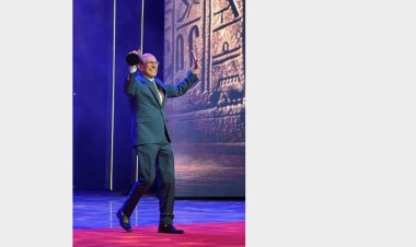 محمد صبحي يعبر عن سعادته بتكريمه في الدورة السادسة عشرة لمهرجان المسرح العربي