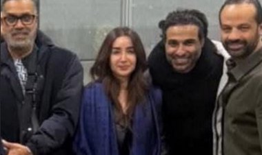 عادا كصديقين «حتى الآن».. تصالح هنا الزاهد وأحمد فهمي بعد حفل Joy Awards بالرياض