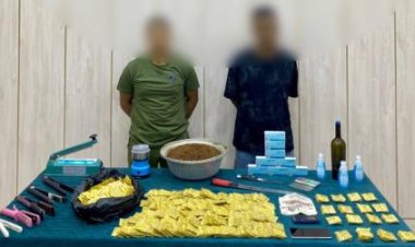 ضبط مصنع لإنتاج وتصنيع مخدر الشابو فى حلوان 