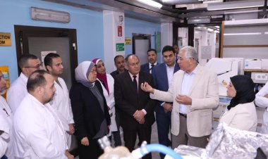 وزير الزراعة يتفقد معامل معهد الصحة الحيوانية ومتبقيات المبيدات