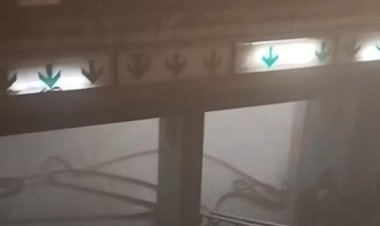 أخماد  حريق  بمحيط محطة مترو روض الفرج 