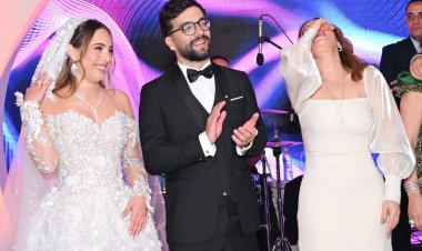 زواج  ابن الموسيقار محمد ضياء وخالة العريس أصالة تحيي حفل زفافه ويشاركها الغناء رامى صبرى