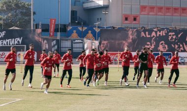 موقف "وسام أبوعلي".. الأهلي يواصل تدريباته استعدادا لمباراة البنك الأهلي