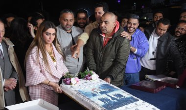 بالصور.. أبطال مسلسل «سر إلهى» يحتفلون بانتهاء التصوير