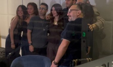 غادة عادل تحضر العرض الخاص لفيلم "فيها إيه يعني" برفقة ابنها