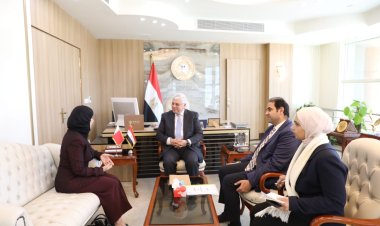 وزير التعليم العالي يبحث مع سفيرة البحرين سبل التعاون المشترك