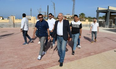 وزير الرياضة يتفقد معسكر نزل الشباب بمدينة الطور