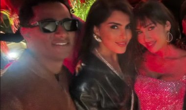 إنجي كيوان تحتفل بعيد ميلادها بحضور محمد رمضان (صور)