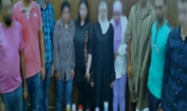 القبض على 4 سيدات و5 رجال داخل مركز مساج  بالإسكندرية 