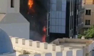 عاجل.. حريق ضخم داخل مول دبي بالشيخ زايد