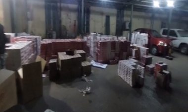 ضبط 135 ألف عبوة سجائر مختلفة الأنواع داخل مخزن لحجبها عن التداول بالأسواق