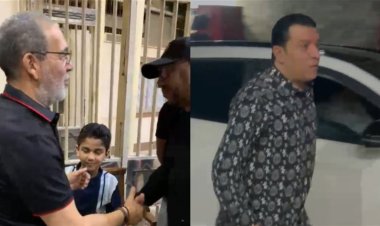 نجوم الفن والإعلام يساندون هاني عبدالكريم في عزاء والده بمسجد الحامدية الشاذلية