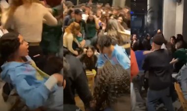 مشاجرة عنيفة بين فتيات في مقهى بالتجمع الخامس