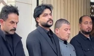 السيناريست محمود حمدان يستقبل عزاء والده بمسجد الحامدية الشاذلية