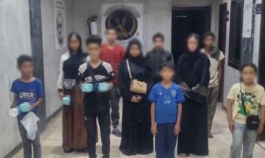 القبض على رجل وسيدتين أستغلوا 14 طفل فى أعمال التسول 