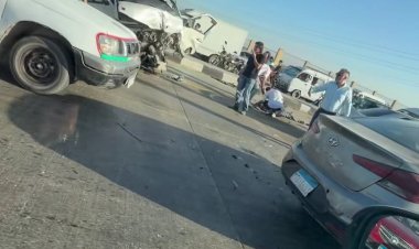 مصرع شخصين وإصابة 2 آخرين في تصادم مروع على الطريق السياحي اتجاه المعادي