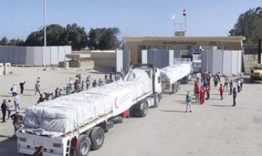 دخول 250 شاحنة مساعدات لغزة واستقبال أعداد من الجرحى والحالات الإنسانية