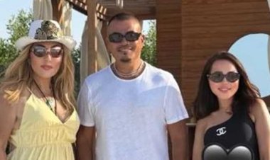 أحدث ظهور لـ نادية الجندي برفقة الهضبة في الساحل الشمالي: «أحلي صحاب»