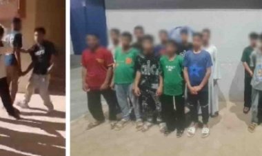 القبض على 17 طالب بعد مشاجرة طاحنة بينهم داخل  مدرسة بأسيوط 
